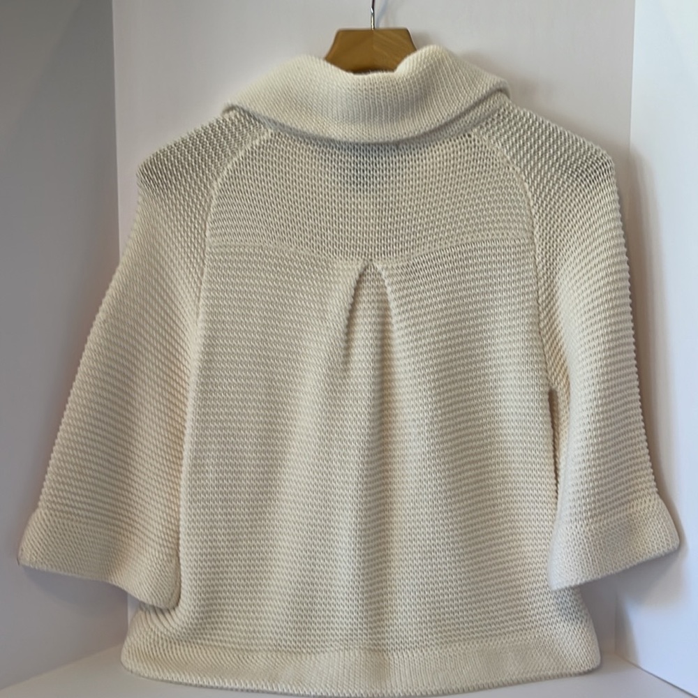 Apostrophe Brand Ladies 3/4 Sleeve Seed Stitch Cream Cardigan - Picture 4 of 4